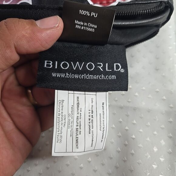 Rare Naruto Bioworld Shippuden Collection Clouds AOP Long Shoulder Bag Purse - Picture 9 of 14